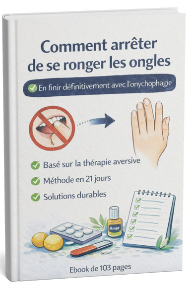 livre pour arrêter de se ronger les ongles 